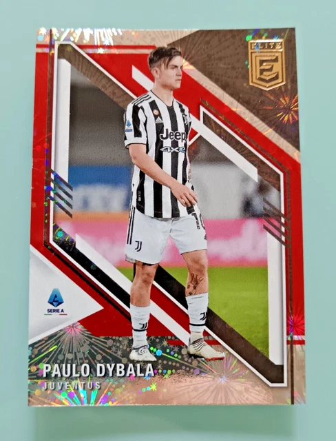 PAULO DYBALA CARD FIREWORK RED Panini DONRUSS ELITE 2021 2022
