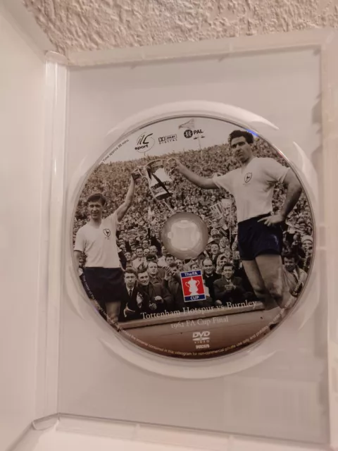 FA Cup Final DVD 1962  Tottenham Hotspur Vs Burnley VGC 3