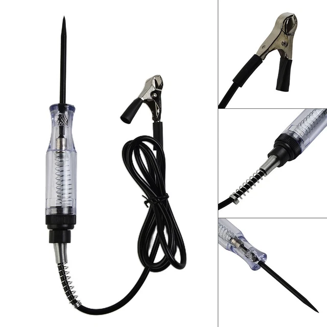 Testeur De Circuit/lampe Témoin 6-24V - OEM, Avec Pince Crocodile Et Ampoule Supplémentaire, Neuf