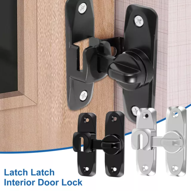 90°/180° Flip Barn Door Lock Zinc Alloy Flip Gate Latch Security Door Latch☜