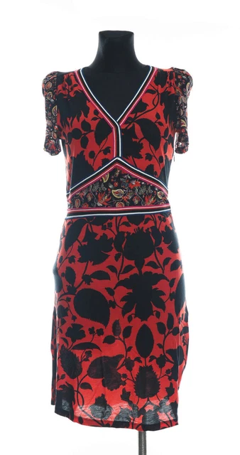 BNWT DESIGUAL Celestino Abito da donna a maniche corte Taglia Medium
