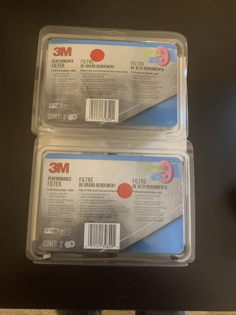 (2). Filtro de rendimiento 3M P100 2 piezas