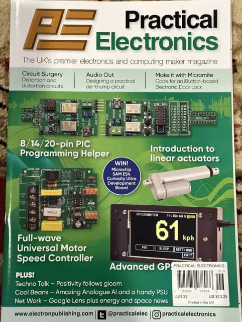 Everyday Practical Electronics Magazine (UK) June 2022 Advanced GPS Computer