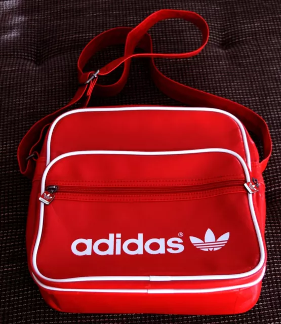 ADIDAS TASCHE SIR Bag Messenger Umh ngetasche Rot Red Vintage