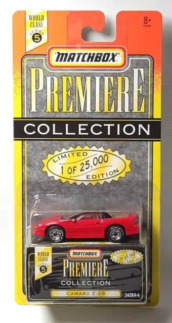 MAtchbox Premiere Collection Camaro Z28 red series 5