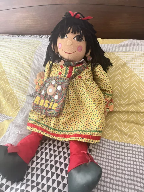 Vintage Rosie & Jim Canal Narrowboat Plush Ragdoll ‘ROSIE’ Figure 30”