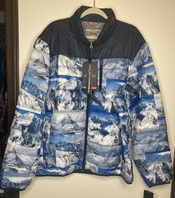 Mens Packable Quilted Camo Jacket 