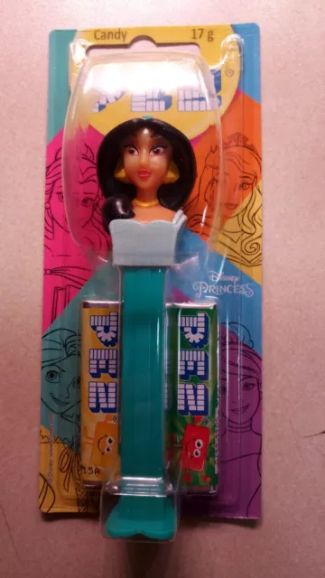 Disney Princess  Jasmine Aladdin  Pez Dispenser With 2 Packs Of Tablets