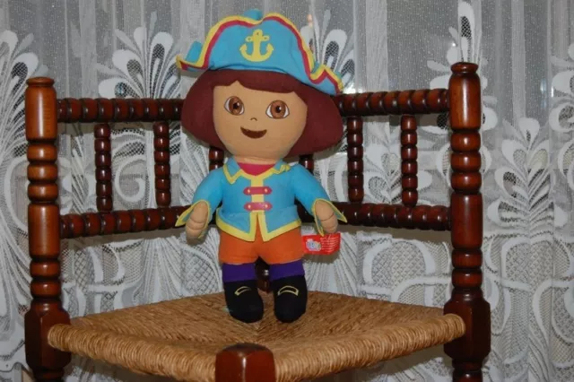 DORA EXPLORER CAPTAIN Pirate Plush Stuffed Doll 06 Viacom