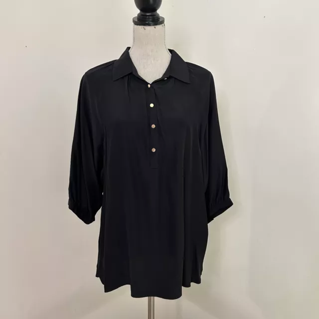 Alice & Trixie black blouse – Size Large