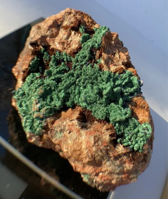 1,362Gram BEST NATURAL Azurite Malachite On Rare Barite & Quartz Matrix Specimen