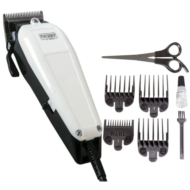 Wahl 9160-800 Performer Hund Tierrasierer Clipper Kit - Stahlklingen, 4 x Kämme,