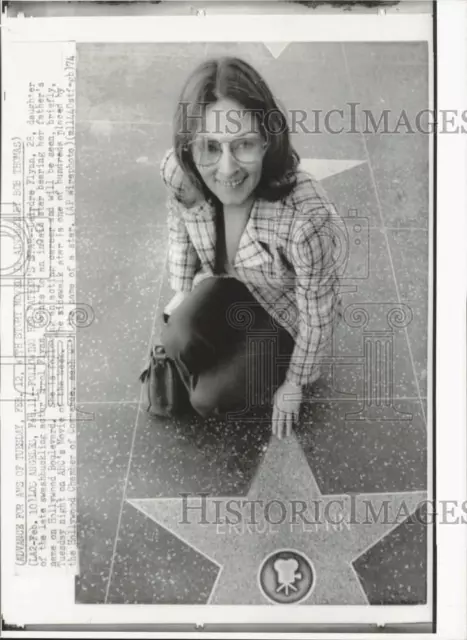 1974 Press Photo Deirdre Flynn, daughter of Actor Errol Flynn in Hollywood