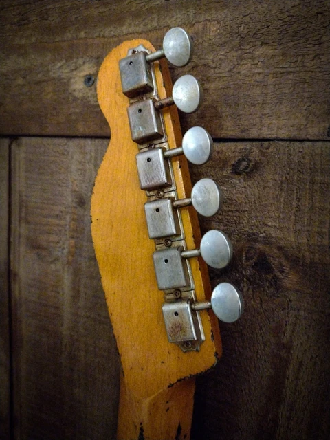 #202240 :: Baldman's Relic Telecaster set in Black nitro finish :: Aged Roadworn 22