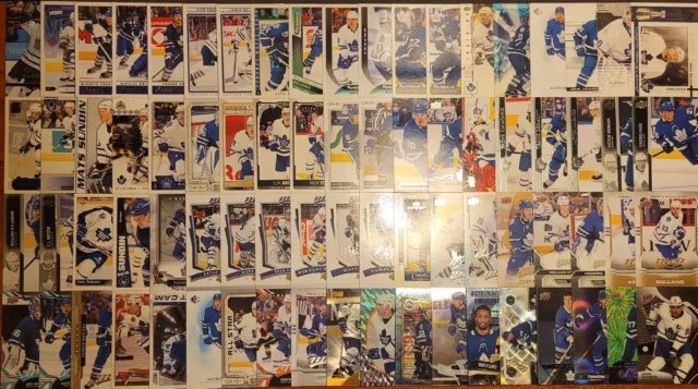 Toronto Maple Leafs 100 NHL Hockey Cards And 6 NHL Coins Lot 2 A