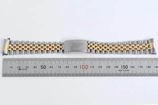 Gen Rolex 62523H18 20mm clasp Two Tone Jubilee D Link Band Bracelet 18k