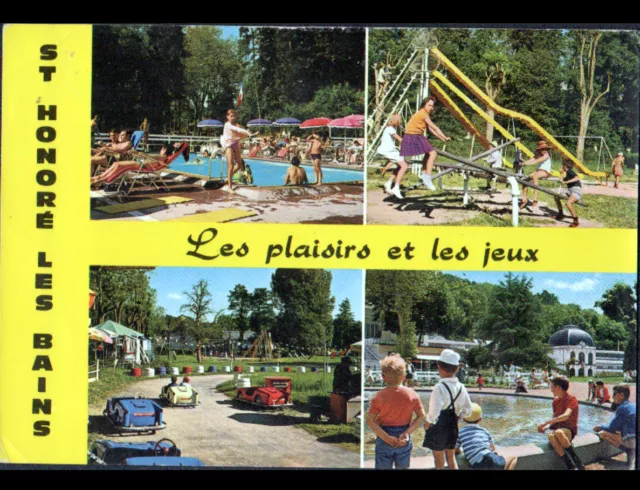 SAINT-HONORE-LES-BAINS (58) Animated PARK / CHILDREN'S GAMES with PEDAL CARS