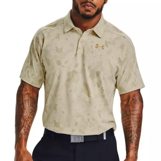 Under Armour Golf Poloshirt Herren UA Upstream Camouflage Vanish Jacquard lose Passform