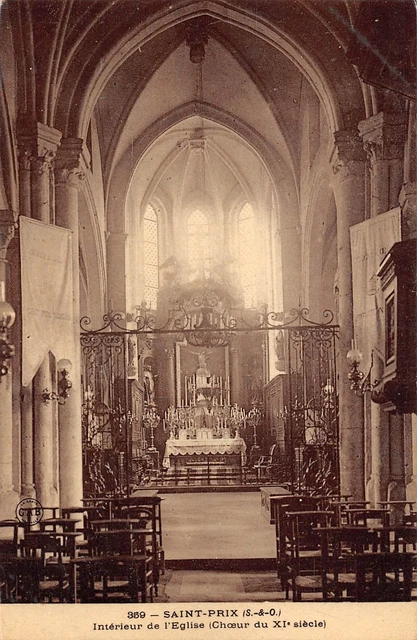 95-SAINT-PRIX-Interieur de l'Eglise-N 6003-D/0279