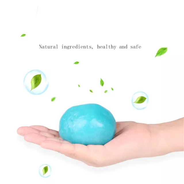 Cute Blue Powder Dust Remover Gum Silica Gel Clean Glue Dust Dirt Cleaner