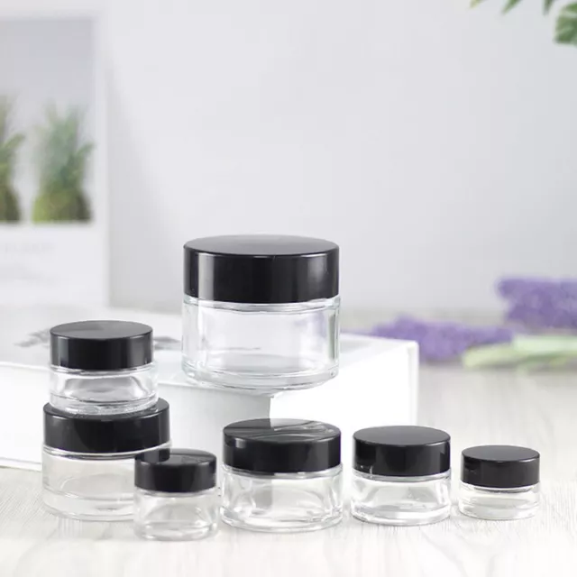 Empty Small Jars Refillable Empty Cosmetic Containers Portable Travel Bottle Jar