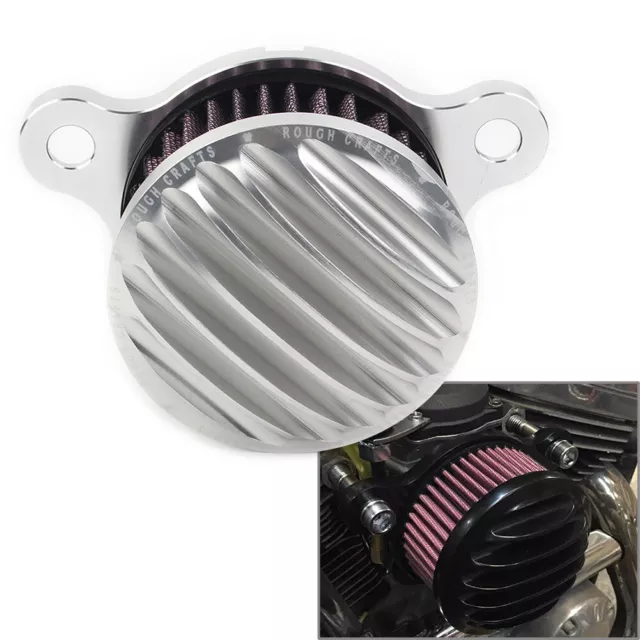 Motorcycle Air Cleaner Intake Filter for Harley XL883/1200 Sportster 1988 1989+