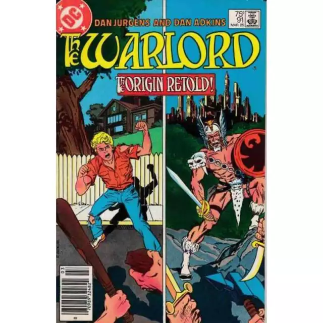 Warlord (1976 series) #91 Newsstand in Very Fine minus condition. DC comics [n*