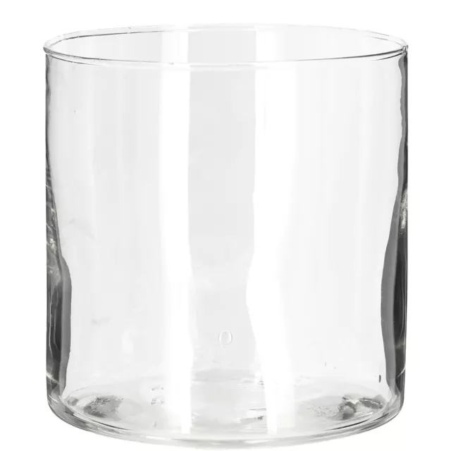 Vase Windlicht Zylinder 15 x 15 cm Glas edel schlicht