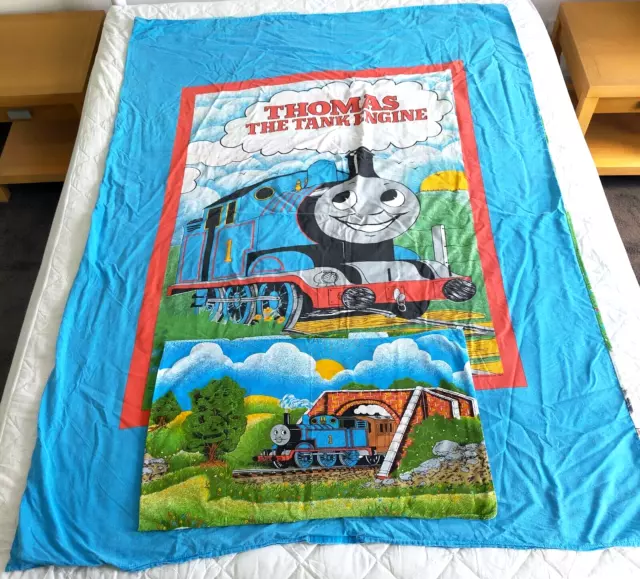 Thomas The Tank Engine Vintage Single Bed Quilt Cover With Pillowcase 1980s