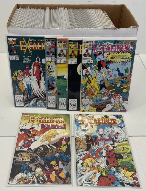 Excalibur #1-125 Full Set + Annuals & Extras Ben Raab Marvel 1988 VF/NM