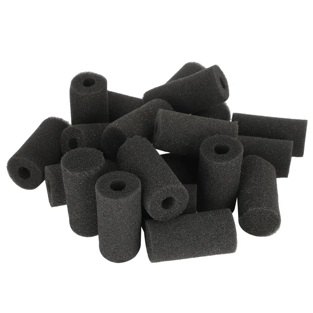 (Small Hole)20Pcs Aquarium Fish Tank Water Inlet Sponge Filter Protector EY