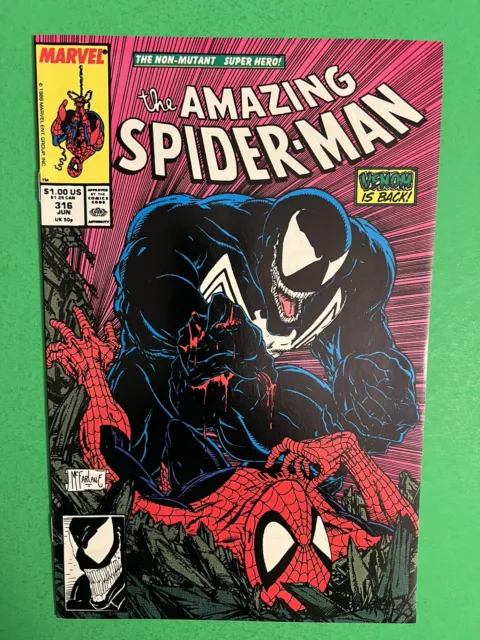 The Amazing Spider-Man #316 Venom & Black Cat Todd McFarlane NM 🐈‍⬛🔥
