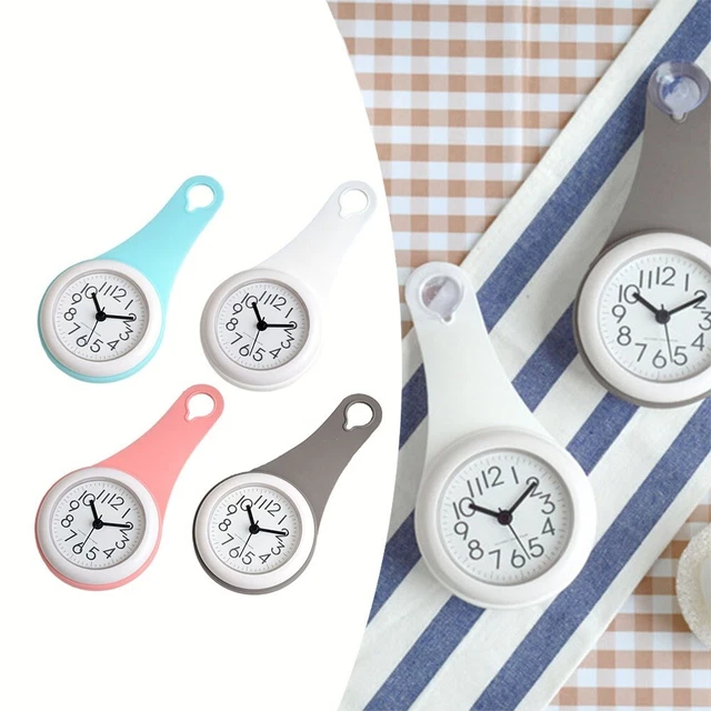 Petite Horloge Murale étanche Pour Salle De Bain - Design Sphérique Silencieux
