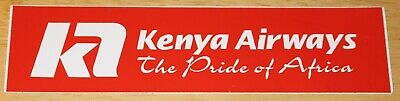 Kenya Airways Airline Sticker