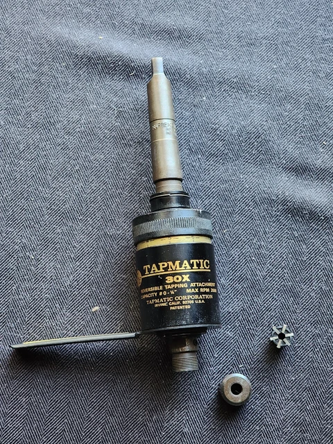 TAPMATIC 30x #0-1/4" REVERSIBLE TAPPING HEAD No. 2 Morse Shank 1 Collett