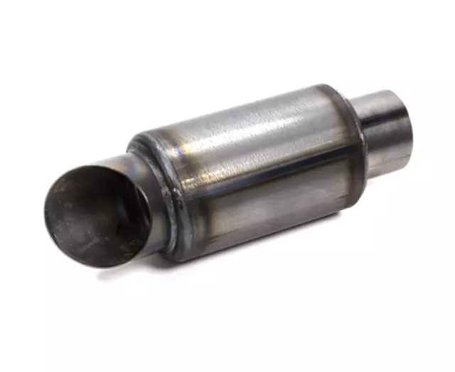 BEYEA BEYMUF2.5 Muffler Round 2.5" Inlet w/ 3" Turn Down Outlet 6" Long Steel