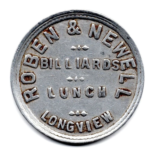 Roben & Newell • Billiards • Lunch • Longview, Washington • Wa. • Tc-26414
