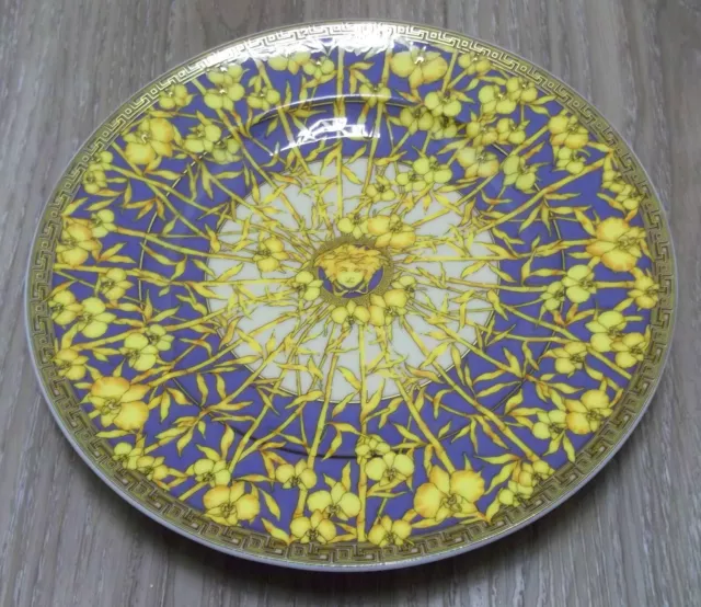Rosenthal Versace "Floralia Medusa Gold" Teller