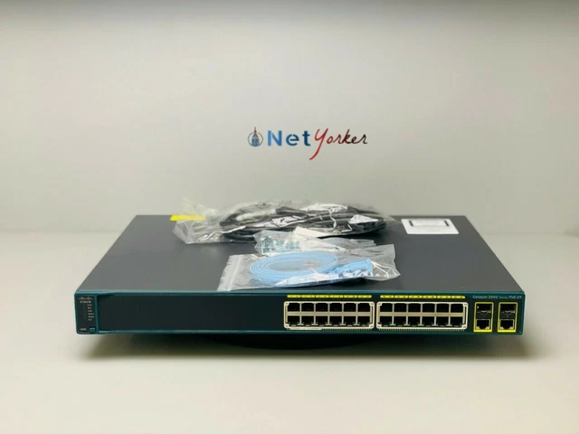 CISCO CATALYST WS-C2960-24PC-L 24 Port PoE Ethernet Switch - Same Day ...