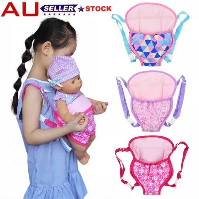 Baby Doll Carrier Backpack Accessories Front Back Sleeping Bag Girl Straps 15-18