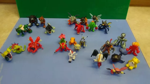 Bandai Mini Digimon Figure Bundles - Greymon, Devimon, Etemon, Unimon, Agumon