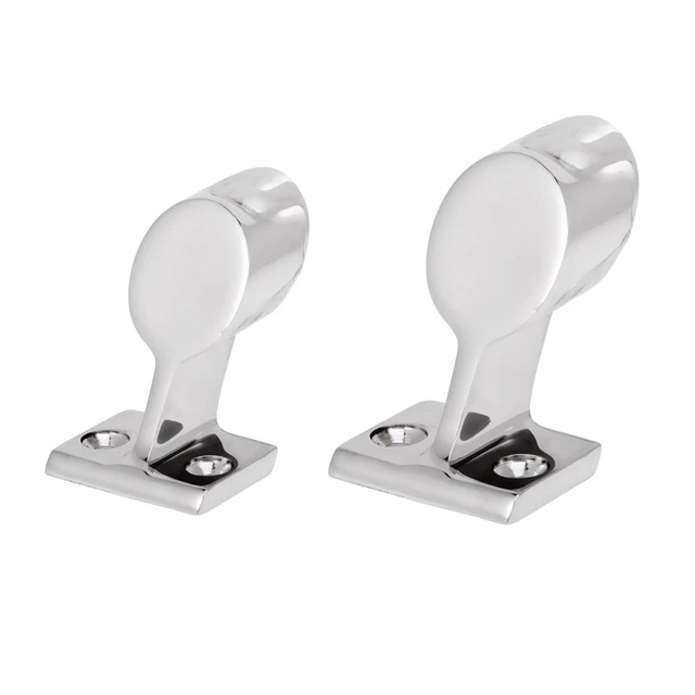 Stainless Steel 316 A4 Boat Handrail Stanchion Fittings | 22mm & 25mm Tubing Clamps