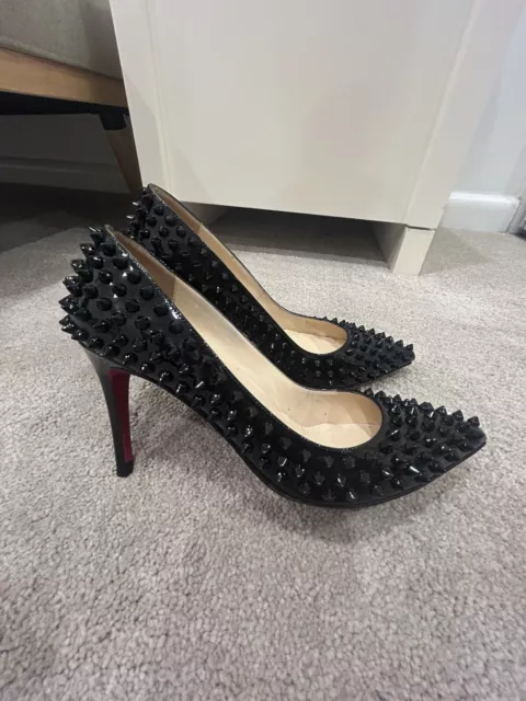 Christian Louboutin Spiked Pigalle 85 Size 38