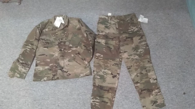 USGI issue OCP uniform set. Med Long Top, Med Reg Pant. Brand new with tags