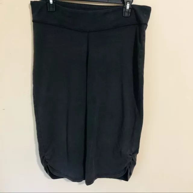 ALO Cropped Yoga Pant Loose Fit Grey Size Medium Womens