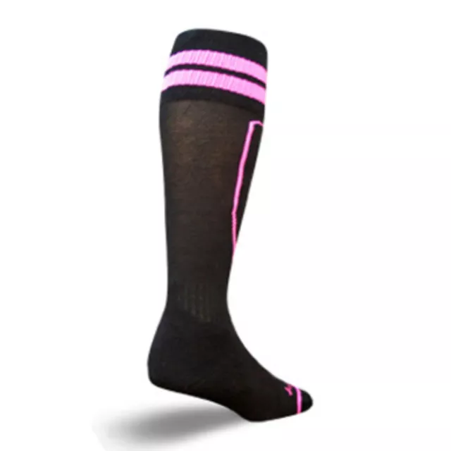 Radsocken SockGuy Totally Mtn Tech Ski Black Large/X Large Gratisversand