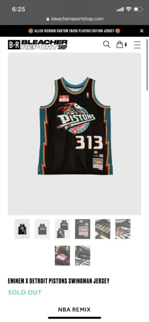 SLIM SHADY DETROIT PISTONS 2022-23 CLASSIC JERSEY – Prime Reps