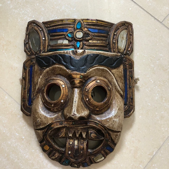 Vecchia Maschera Tribale Etnica