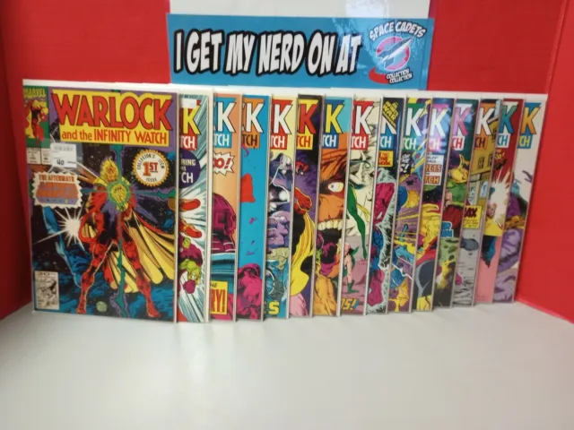Warlock and the Infinity Watch #1-15 Run Of 15 Comic Books Marvel 1992