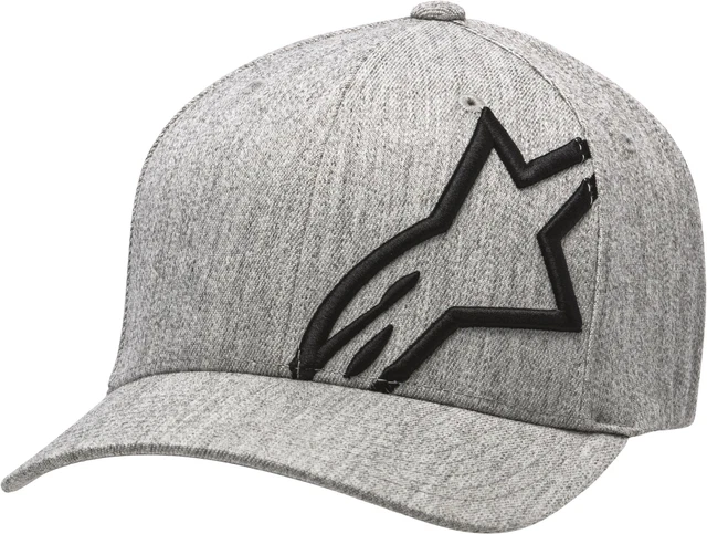 Alpinestars Corp Shift 2 Curved Hat - Grey Heather/Black SM/MD